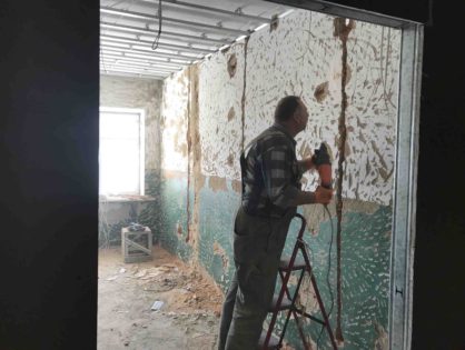 Проводиться ремонт приміщення з метою забезпечення належного обслуговування населення та якісного надання адміністративних послуг.